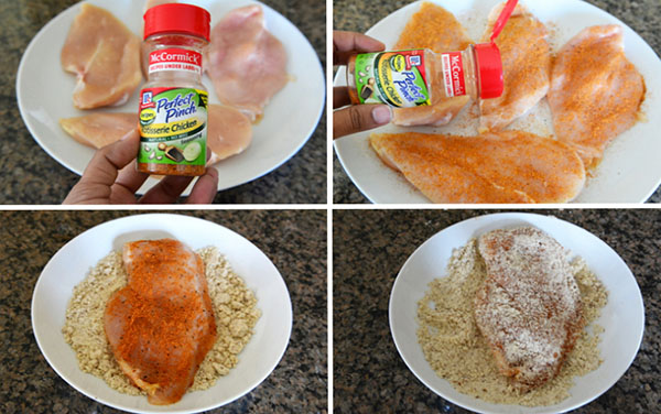 สูตรด่วน: เนื้อไก่ในขนมปังอัลมอนด์กับซอสมัสตาร์ด - น้ำผึ้ง