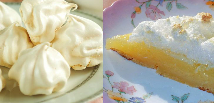 วิธีการปรุงอาหารเมอแรงค์, สูตรอร่อยกับภาพ