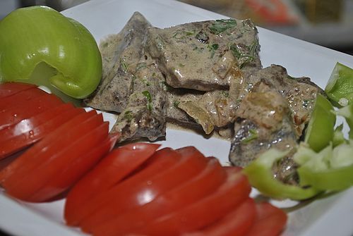 สูตรตับหมูแบบทีละขั้นตอน