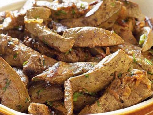 สูตรตับหมูแบบทีละขั้นตอน