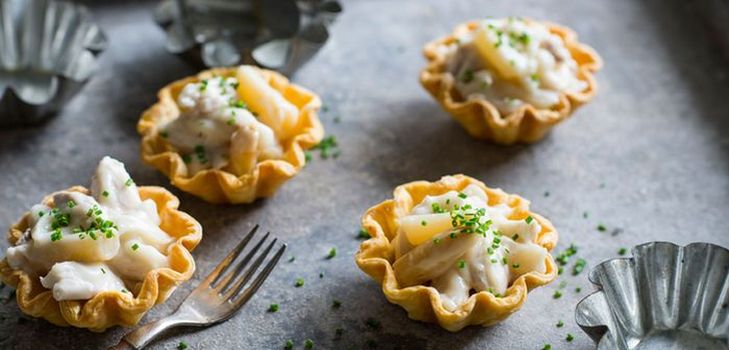 ความหลากหลายของการอุดฟันสำหรับ tartlets