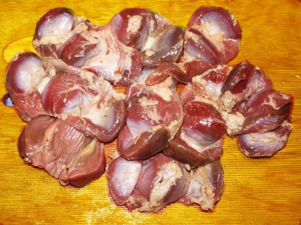 สลัดไก่กระเพาะ