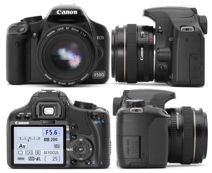 กล้องดิจิตอล Canon EOS 450D